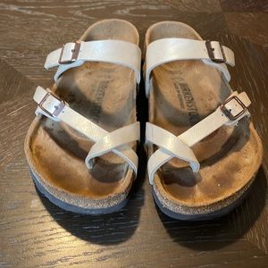 Birkenstock Mayari Pearlescent Strap Sandal